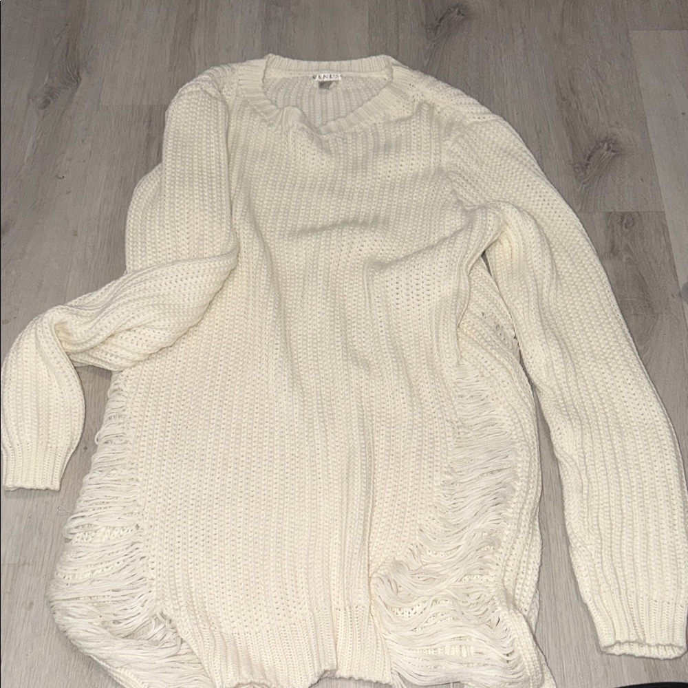 Women’s Venus Elegant Cream Sweater dress for Women
